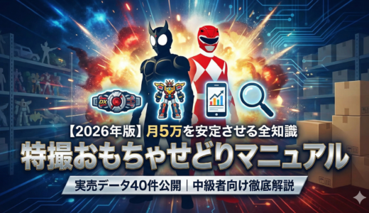 【2026年版】特撮おもちゃせどりマニュアル｜月5万を安定させる全知識